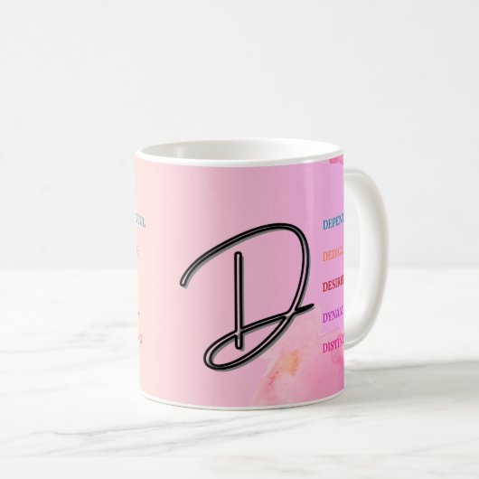 Tasse "D" (11oz) (VorderseiteRechts)