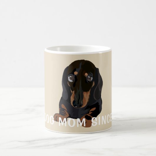 Tasse Dachsund Welpenschlafen (Mittel)