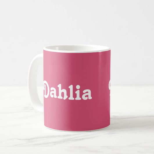Tasse Dahlia (Vorderseite Links)