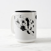 Tasse/Dalmatiner Zweifarbige Tasse (Vorderseite Links)