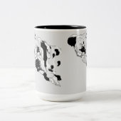 Tasse/Dalmatiner Zweifarbige Tasse (Mittel)
