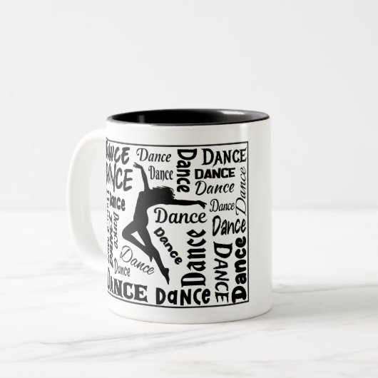 Tasse Dance Design (Vorderseite Links)