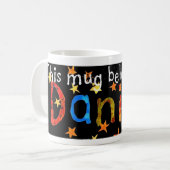 Tasse "Daniel" (schwarz) (Vorderseite Links)