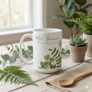 Tasse "Danke, dass du mir beim Wachsen geholfen ha