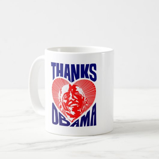 Tasse DankObama 2 (Vorderseite Links)