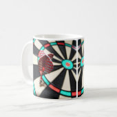 Tasse Dartboard und Dart (Vorderseite Links)
