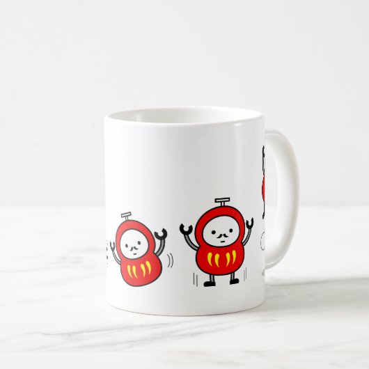 Tasse - Daruma Roboter - Chaaange! (VorderseiteRechts)
