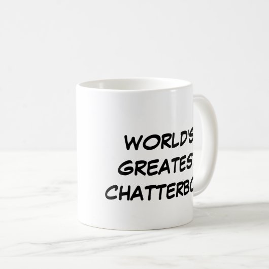 Tasse "Das größte Chatterbox der Welt" (VorderseiteRechts)