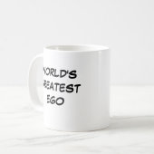Tasse "Das größte Ego der Welt" (Vorderseite Links)