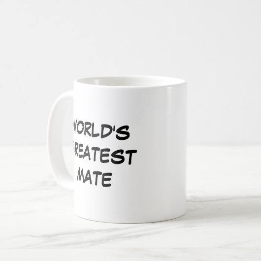 Tasse "Das größte Mate der Welt" (Vorderseite Links)
