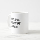 Tasse "Das größte Umpire der Welt" (Vorderseite Links)