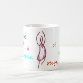 Tasse - das Leben ist ein Tanz vieler Schritte (Mittel)