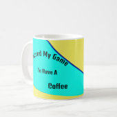 Tasse, dass ich mein Spiel für einen Kaffee hielt Kaffeetasse (Vorderseite Links)