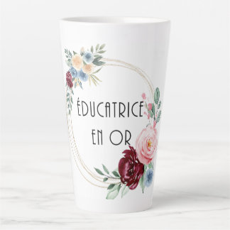 Tasse de café éducatrice en oder