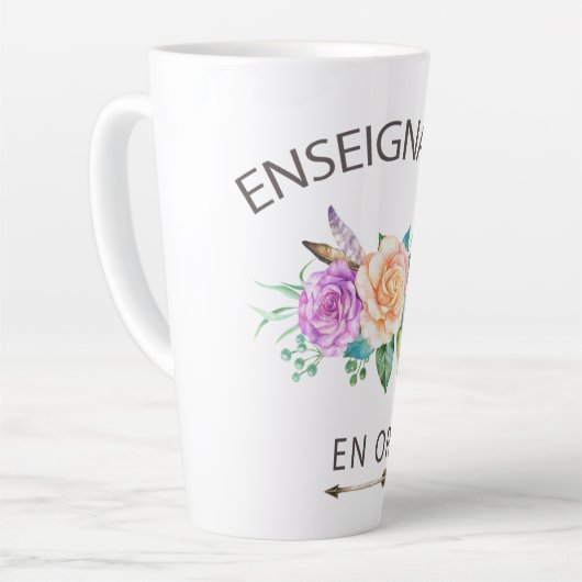 Tasse de café enseignante en or (Linke Ecke)