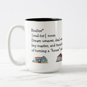Tasse "Definition" des Agenten "Real Anwesen"