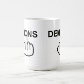Tasse Demons Gedreht (Mittel)