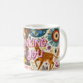 Tasse, denken Sie Kaffeetasse (VorderseiteRechts)