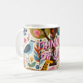 Tasse, denken Sie Kaffeetasse (Vorderseite Links)
