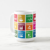 TASSE der 17 Nachhaltigen Entwicklungsziele der UN (Vorderseite Links)