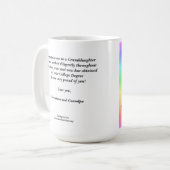 Tasse der Abschluss (Vorderseite Links)