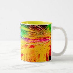 Tasse der abstrakten Astronomischen Keramik