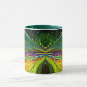 Tasse der abstrakten Astronomischen Keramik (Zentrum)
