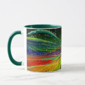 Tasse der abstrakten Astronomischen Keramik (Links)