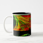 Tasse der abstrakten Astronomischen Keramik (Links)