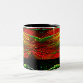 Tasse der abstrakten Astronomischen Keramik (Mittel)