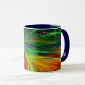 Tasse der abstrakten Astronomischen Keramik (VorderseiteRechts)