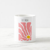 Tasse der abstrakten Blume Muttertag (Mittel)