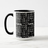 Tasse der abstrakten Liebe (Links)