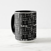 Tasse der abstrakten Liebe (Vorderseite Links)