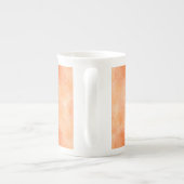 Tasse der abstrakten Rose (Orange) (Rückseite)