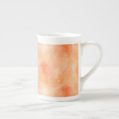 Tasse der abstrakten Rose (Orange) (Rechts)