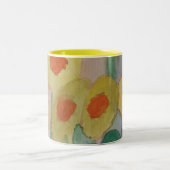 Tasse der abstrakten Sonnenblumen (Mittel)
