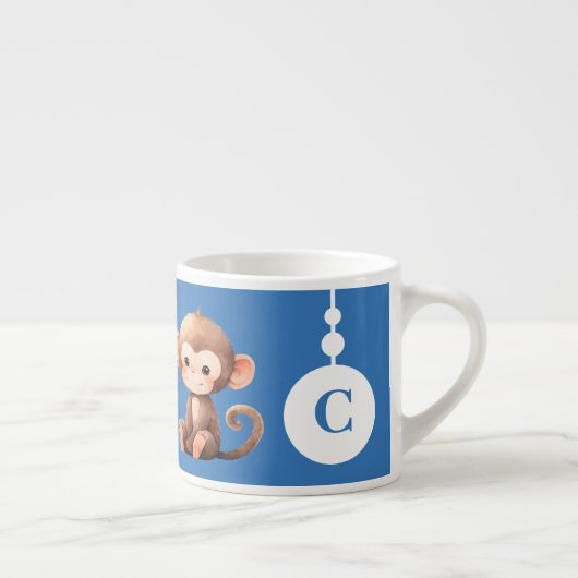 Tasse der Affen von Kindern personalisierter Name  (Rechts)