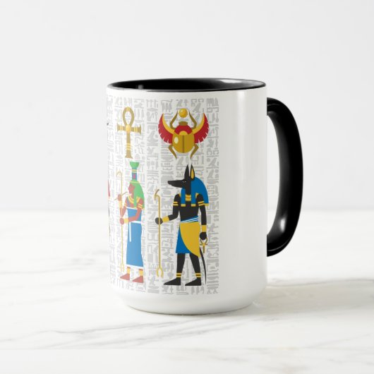 Tasse der ägyptischen Symbole (VorderseiteRechts)