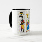 Tasse der ägyptischen Symbole (Vorderseite Links)