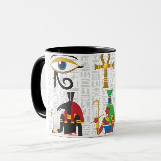 Tasse der ägyptischen Symbole (Vorderseite Links)