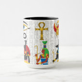 Tasse der ägyptischen Symbole (Zentrum)