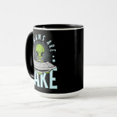 Tasse der Alien im Weltraum (Vorderseite Links)