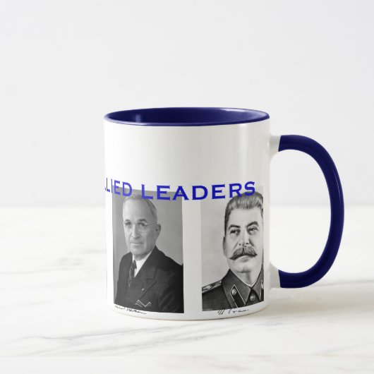 Tasse der alliierten Führer des Zweiten Weltkriegs (Rechts)