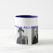 Tasse der alliierten Führer des Zweiten Weltkriegs (Zentrum)