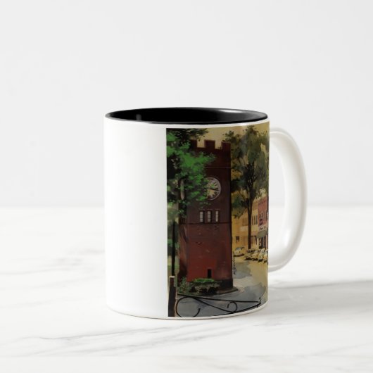 TASSE, DER ALTE HUDSON ZWEIFARBIGE TASSE (VorderseiteRechts)