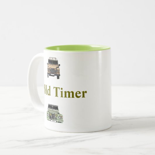 Tasse der Altzeitland-Rover (Vorderseite Links)