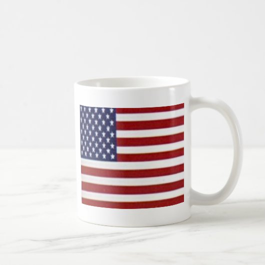Tasse der amerikanischen Flagge (Rechts)
