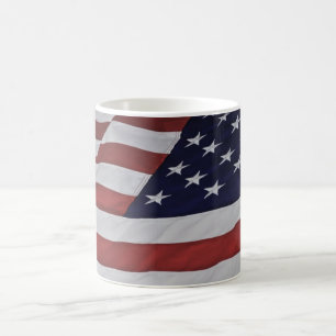 Tasse der amerikanischen Flagge