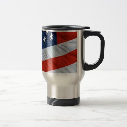 Tasse der amerikanischen Flagge (Rechts)